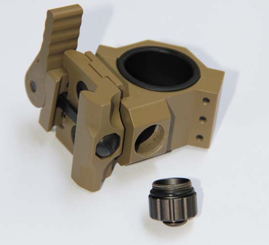 ARMY FORCE GG&G Type Quick Lock QD Scope Mount (30mm/25mm,Tan)
